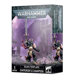 Games Workshop Warhammer 40k - Black Templars Le Champion de l'Empereur (FR) 99120101366 Noir