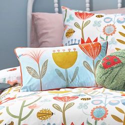 little furn. Little Nature Velvet Piped Feather Rich Filled Cushion