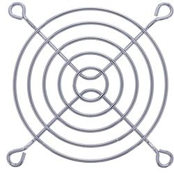 InLine 19555 Griglia in Metallo per Ventole da 80 x 80 mm, Cromato