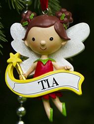 Boxer Gifts Tia Fairy Decoration, Ceramic, Multi-Colour, 7.2 x 5 x 1 cm