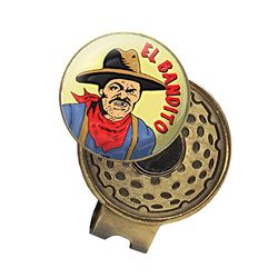 Asbri Golf Unisex Adult El Bandito Cap Clip - Bronze, N/A