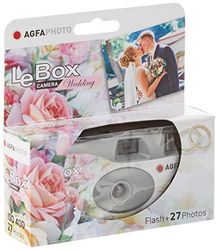 AgfaPhoto LE BOX Wedding - Fotocamera Monouso con Flash. 27 esposizioni. Ideale per matrimoni.