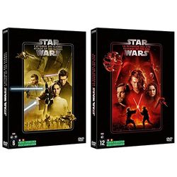 STAR WARS Episode II - L'ATTAQUE DES CLONES (2019) - DVD & STAR WARS Episode III - LA REVANCHE DES SITH (2019) - DVD