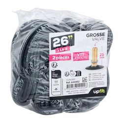 RAYMOND 26 tums innerslang, set om 2 – stor ventil innerslang storlek 1,5/2 – lämplig för cyklar och mountainbike för vuxna
