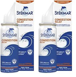 Sterimar Congestion Relief, Nasal Spray, Natural Sea Water Solution, 50 ml (Pack of 2)