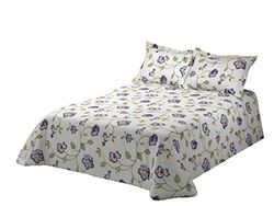VIANTALA THERESE 102 Conjunto de lençóis de 150, algodão, lilás e branco.