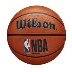 Wilson Basketbal, NBA DRV Pro Model, Outdoor, Tackskin Rubber, Maat: 6, Bruin