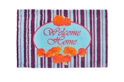 Unbekannt 'LS de Mats, diseño Welcome Home Premium – Felpudo (, Microfibra, Multicolor, Distintos tamaños, Microfibra, Multicolor, 67x110cm