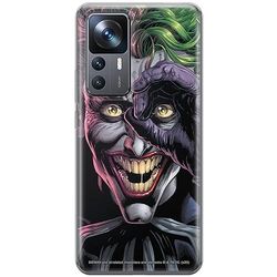 ERT GROUP mobiltelefonfodral för Xiaomi 12T/ 12T pro/ K50 Ultra originalt och officiellt licensierat DC mönster Joker 024 anpassad till formen på mobiltelefonen, fodral tillverkad av TPU-plast