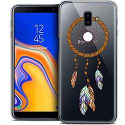 Caseink fodral för Samsung Galaxy J6 Plus J6+ (6.4) fodral [kristallgel HD mönster kollektion dröm design Attrape Rêves Shine - mjuk - ultratunn - tryckt i Frankrike]