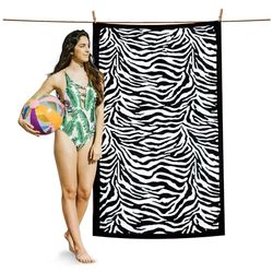 GC GAVENO CAVAILIA Serviette de Plage 500 g/m² – Serviette de Plage Extra Large 100 x 180 – Anti-Sable, séchage Rapide, légère, Serviette de Yoga et de Natation