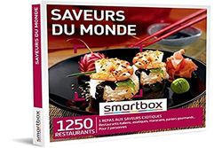 SMARTBOX - Coffret Cadeau Couple - Idée cadeau original : Repas exotique pour deux à la découverte du monde