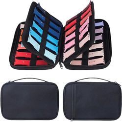 PACMAXI Custodia per 36 cinturini per orologi, compatibile con orologi, 36 cinturini per orologi, adatta per la maggior parte dei cinturini per orologi, organizer per cinturini e accessori (nero)