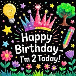 Happy Birthday 2 Year Old Girl: A Fun and Educational Activity Book - Filled with Coloring, Tracing, Puzzles, and Crafts