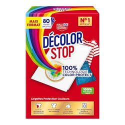 Decolor Stop - Colour Protectors - Prevents Discoloration Accidents - Preserves the Brightness of Colours - All Textile Programs and Temperatures - Fewer Cycles - More Savings - x80 Wipes