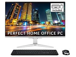Acer Aspire C27-1655 All-in-One PC - (Intel Core i5-1135G7, 8 GB, 1 TB HDD and 256 GB SSD, NVIDIA MX330, 27 inch Full HD Display, Wireless Keyboard and Mouse, Windows 10, Silver)