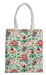 Pigna Nature Flowers, shopper voor dames, formaat 38,5 x 42 cm, Meerkleurig., Formato 38,5x42 cm.