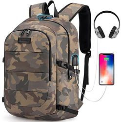 Tzowla Travel Laptop Backpack Water Resistant Anti-Theft Bag with USB Charging Port and Lock 17.3Inch Computer Business Backpacks for Women Men Gift,Bookbag Casual Daypack