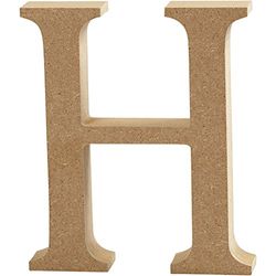 Letter, H: 8 cm, MDF, H, 1pc