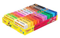 Jovi - Klei - verpakking met 24 tabletten à 50 gram, verschillende kleuren, glutenvrij (P70/24)