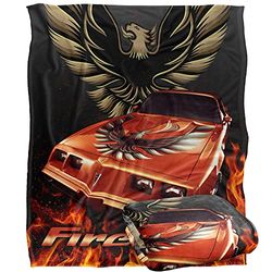 Pontiac Blanket, 152 x 127 cm Firebird Flames Silky Touch Super Soft Throw Blanket