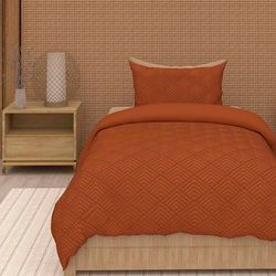 Intemporel Juego de Funda nórdica de Microfibra 3D 140x200 cm Gaia Terra, de Soleil d'Ocre