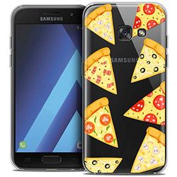 Caseink Fodral för Samsung Galaxy A7 2017 A700 (5.7) fodral [Crystal Gel HD Foodie Design Pizza Collection - mjuk - ultratunn - tryckt i Frankrike]