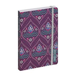 Exacompta - 1501058E – dagkalender Forum Worm & After Bollywood – bedrukte en herziene envelop van karton – 10 cm x 15 cm – augustus 2022 tot juli 2023 – kleur: paars