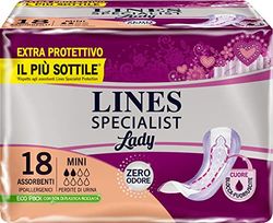 Lines Specialist Assorbenti per Urina, 18 Pezzi
