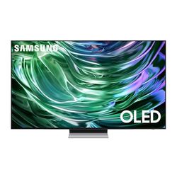 Samsung TV QE65S94DAEXZT OLED 4K, Smart TV 65" Processore NQ4 AI GEN2, Infinity One, DVBT-2, Q-Symphony & Dolby Atmos, compatibile con Bixby, Alexa e Google Assistant, Carbon Silver 2024