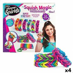 BigBuy Juguetes Kit Creación de Pulseras Cra-Z-Art Plástico 3,4 x 0,3 x 2,7 cm 4 x 8 x 3,5 cm (4 Unidades)