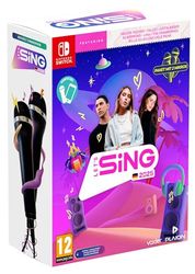 Let's Sing 2025 tysk version (+ 2 mikrofoner) (Nintendo Switch) (AT-PEGI)