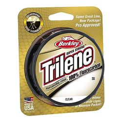 Berkley Trilene Sedal de fluorocarbono para pesca, cor transparente, tamanho 6 lbs/0,25 mm