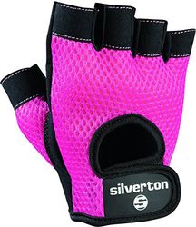 Silverton Damhandskar Lady, rosa/svart, L