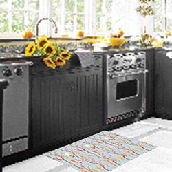 Passatoia da cucina, 100% Made in Italy, Tappeto antimacchia con stampa digitale, Runner antiscivolo e lavabile, Modello ElYabu, cm 240x52