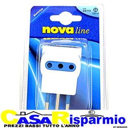 Webazar NOVALINE ADATTATORE 3 USC/3 PRESE 2poli+ T10AMP