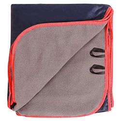 REDCAMP Couverture de Stade en Polaire imperméable et Coupe-Vent pour Temps Froid avec Sac, Grande Couverture de Camping Douce et Chaude pour Sports de Plein air, Couverture Polaire imperméable