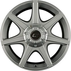 Borbet CWE 8.5 x 18 ET 25 Bolt Circle 5 x 114.3 Hub Centering 60.1 CWE 85825114.3560.1KS, Crystal Silver