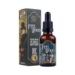 HEY JOE! Beard Oil Nº 4 Feel Wood | Naturlig och uppfriskande skäggolja för män med cederträ och enbär doft – skäggvård för friska skägg – skäggolja 30 ml