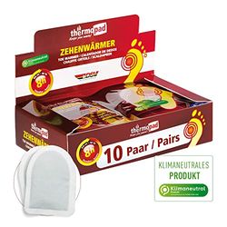 THERMOPAD Aquecedores de dedos - 10 pares - calor natural até 8 horas - para todos os sapatos - ativado pelo ar imediatamente