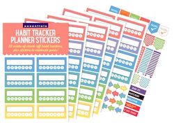 Planner Stickers Habit Track