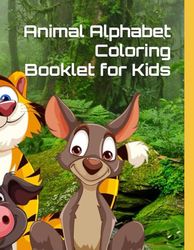 Animal Alphabet Coloring Booklet for Kids