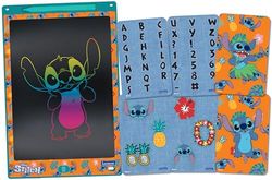 Lexibook, Disney Stitch, Magische Tekenbord, Artistiek en Creatief Speelgoed voor Meisjes en Jongens, A4-formaat met veelkleurige tekeningen, Blauw/Oranje, CRT10D