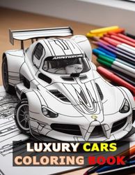 Luxury Cars: Coloring Books