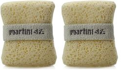 martini SPA - Massage Natural - Guanto portasapone, poliuretano, beige, standard, 16g, 1 unità (Confezione da 2)