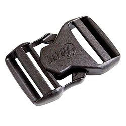 ALTUS B/2 20 MM. Hebilla Click para Cinta, Unisex Adulto, Negro, Talla ÚNICA