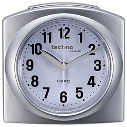 Technoline Geneva L Despertador (analógico, prateado)