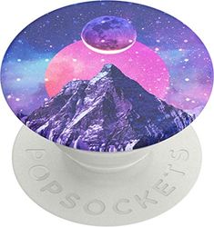 PopSockets PopGrip - Supporto e Impugnatura per Telefoni Cellulari e Tablet con Un Top Intercambiabile - Mystic Mountain