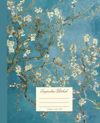 Blossoming Almond Tree – Composition Notebook: Elegant Vintage Floral Journal | Aesthetic Writing Notebook | 100 Pages, College Ruled