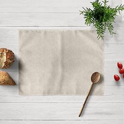 BELUM | Pack of 2 Placemats Size: 45 x 35 cm Fabric 30% Linen, 60% Cotton and 10% Polyester Resin, Stain-Resistant (Non-Laminated Feel). 210 g. Model: Plain Linen 101